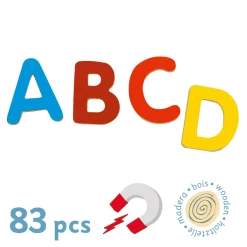ABC Magnetiska Bokstäver