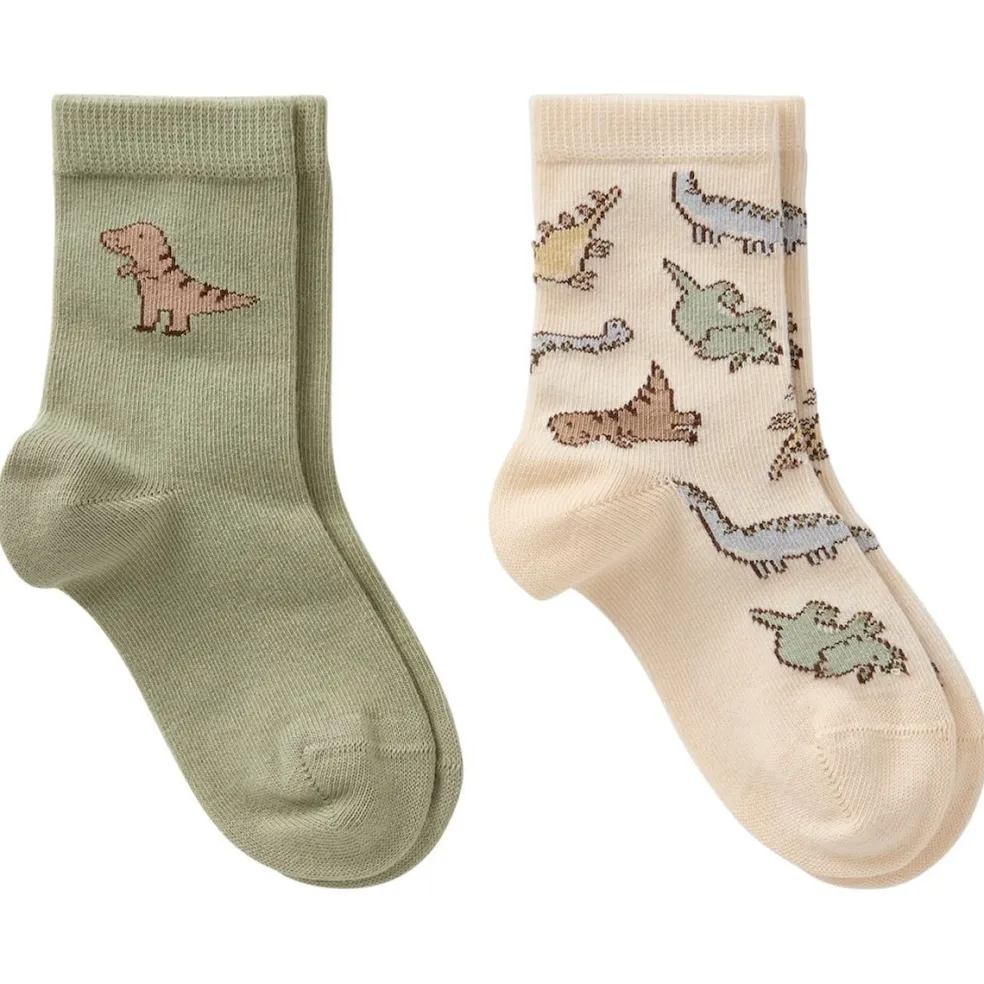 Albert 2-Pack Strumpor Dinosaurs