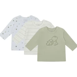 Amar 3-Pack Långärmad T-shirt Green Sage
