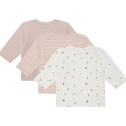 Amar 3-Pack Långärmad T-shirt Peach Dust