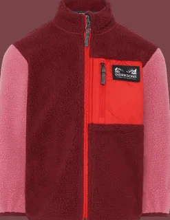 Anten Kids Jumper Med Hel Dragkedja Anemon Red