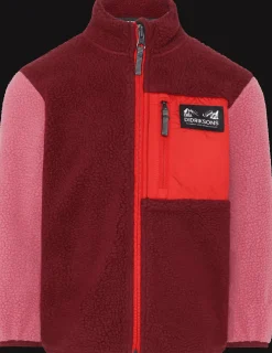 Anten Kids Jumper Med Hel Dragkedja Anemon Red