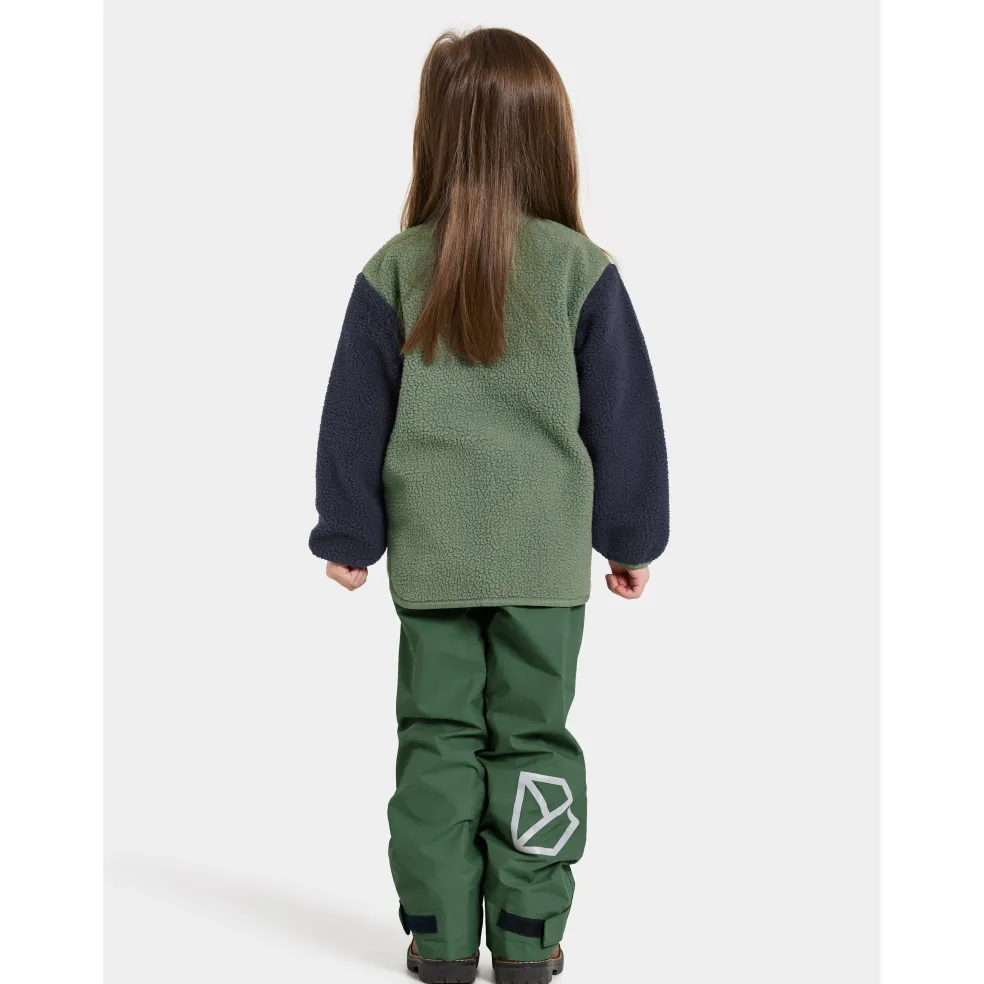 Anten Kids Jumper Med Hel Dragkedja Light Moss