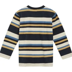 Anton Randig Långärmad T-shirt Marinblå