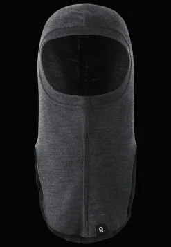 Aurora Balaklava I Ull Black Melange
