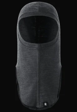 Aurora Balaklava I Ull Black Melange