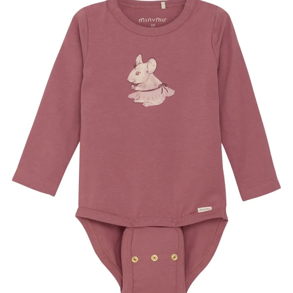 Babybody i Deco Rose med en dansande mus
