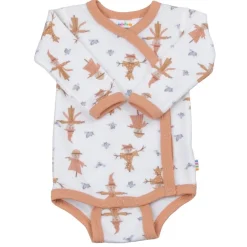 Babybody med sidostängning Off White