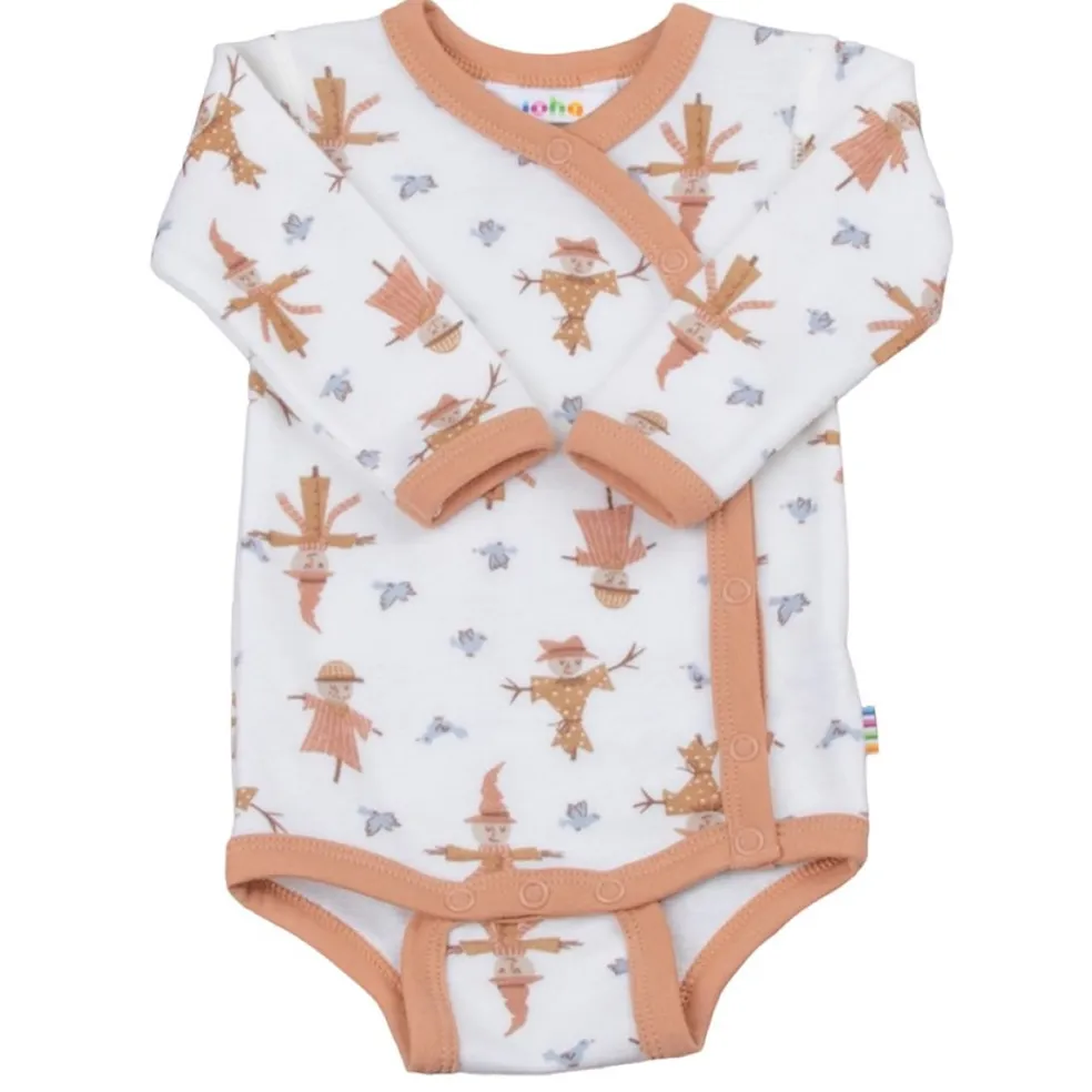 Babybody med sidostängning Off White