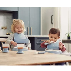 Baby Middags Set Blekblå