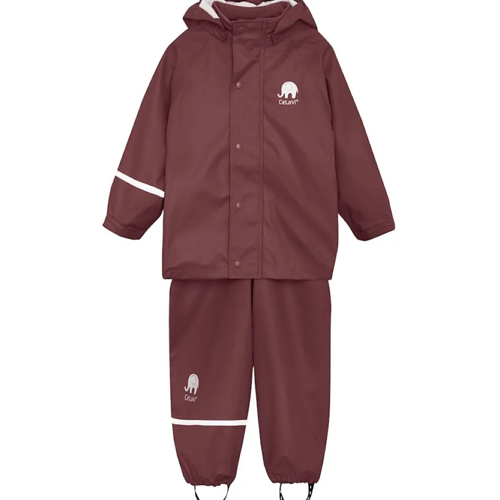 Basic Regnställ Rose Brown