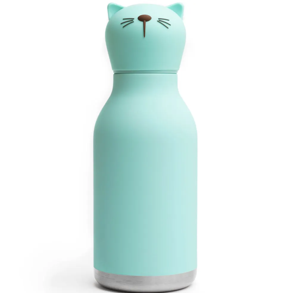 Bestie Cat Vattenflaska Green
