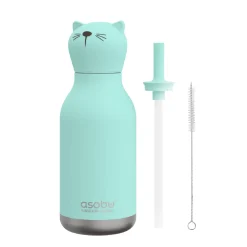 Bestie Cat Vattenflaska Green