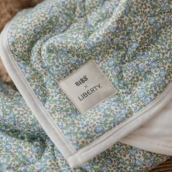 BIBS x Liberty Quiltad Filt Eloise - Ivory