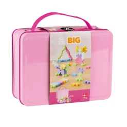 BIG Resväska I Metall Pink
