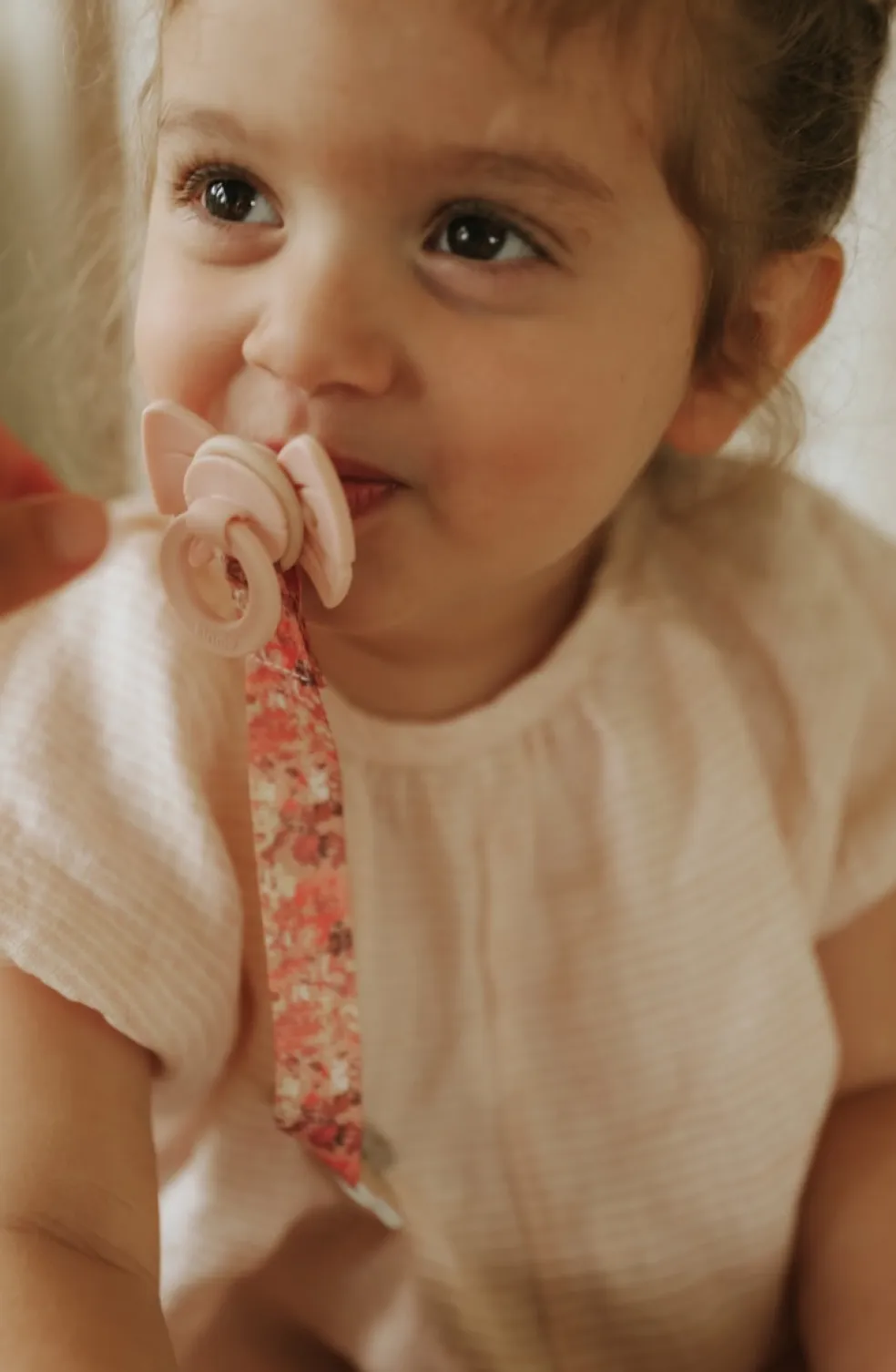 Binky Bow Napp Misty Pink