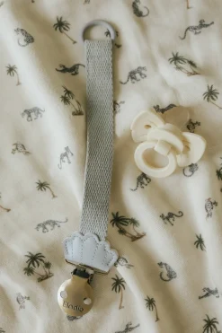 Binky Bow Napp Oat White