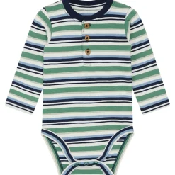 Bjorn Randig Baby Body Spruce
