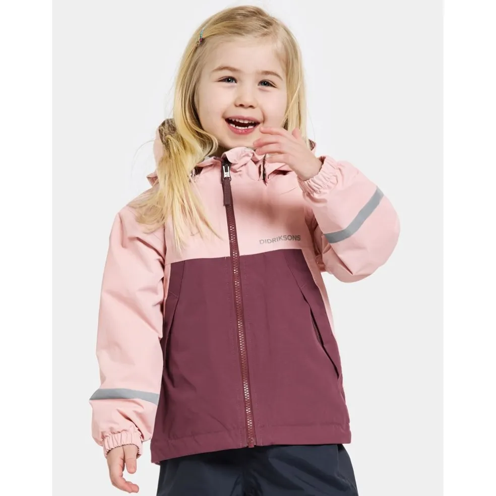 Bladet Regnjacka Dusty Pink