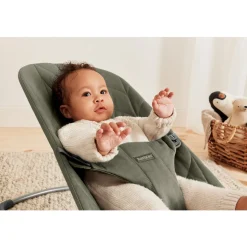 Bliss Woven Petal Quilt Babysitter Dark Green