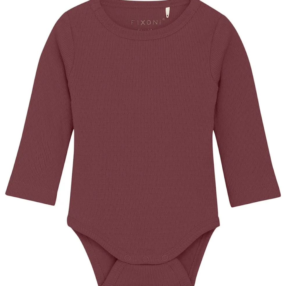 Body LS Rib Wild Ginger Body LS Rib Baby Body Wild Ginger