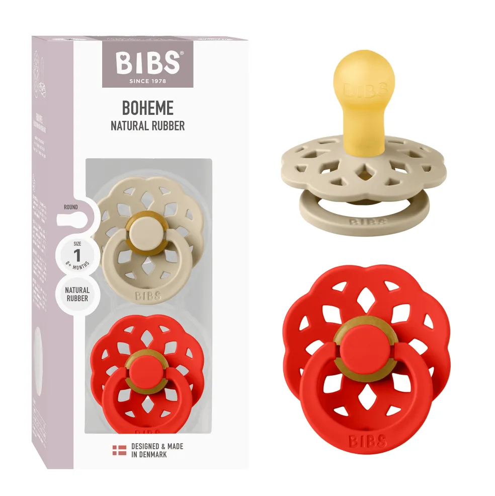 Boheme 2-pack Runda Latexnappar Vanilla Candy Apple