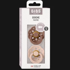 Boheme 2-pack Runda Latexnappar Woodchuck Blush