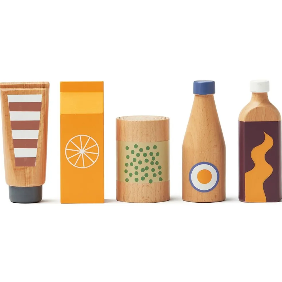 Bottle and can set KID'S HUB Leksaksmat Beige
