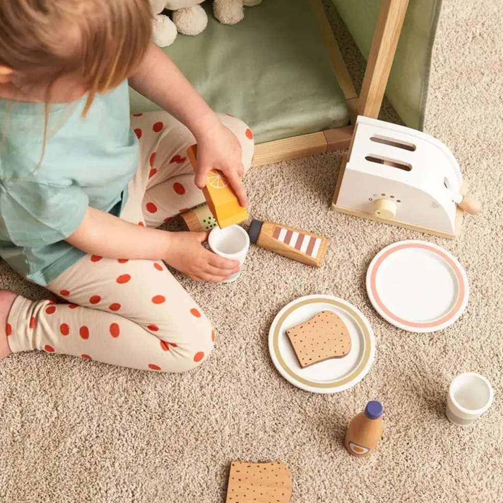 Bottle and can set KID'S HUB Leksaksmat Beige