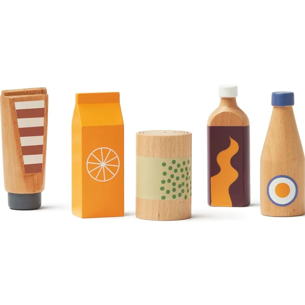 Bottle and can set KID'S HUB Leksaksmat Beige
