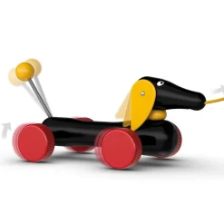 BRIO Baby - 30332 Dachshund Dragleksak Svart