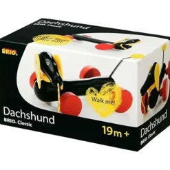 BRIO Baby - 30332 Dachshund Dragleksak Svart