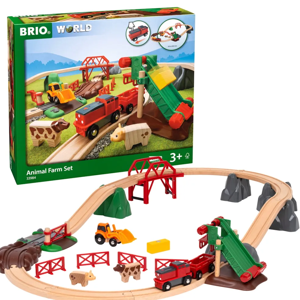 BRIO® World - 33984 Animal Farm Set