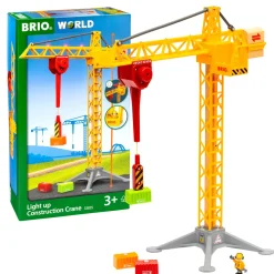 BRIO® World - 33835 Light up Construction Crane Lekset