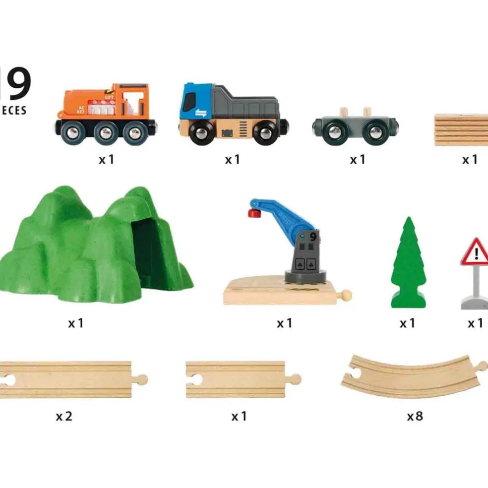 BRIO World - 33878 Starter Lift and Load Tågset