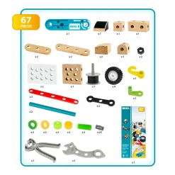 Builder Uppdragbar Motor-set Multicolor