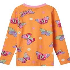 Butterflies Långärmad T-shirt Papaya