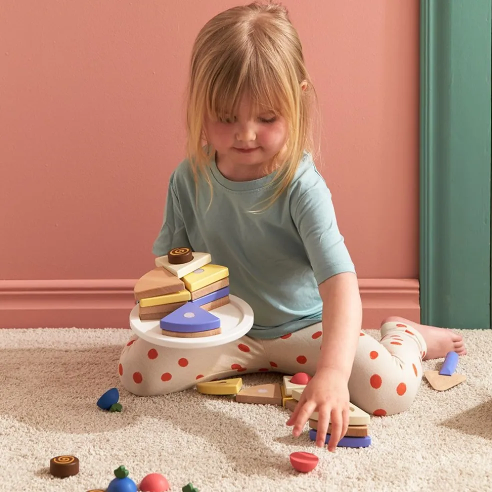 Cake in layers KID'S HUB Leksaksmat Vit