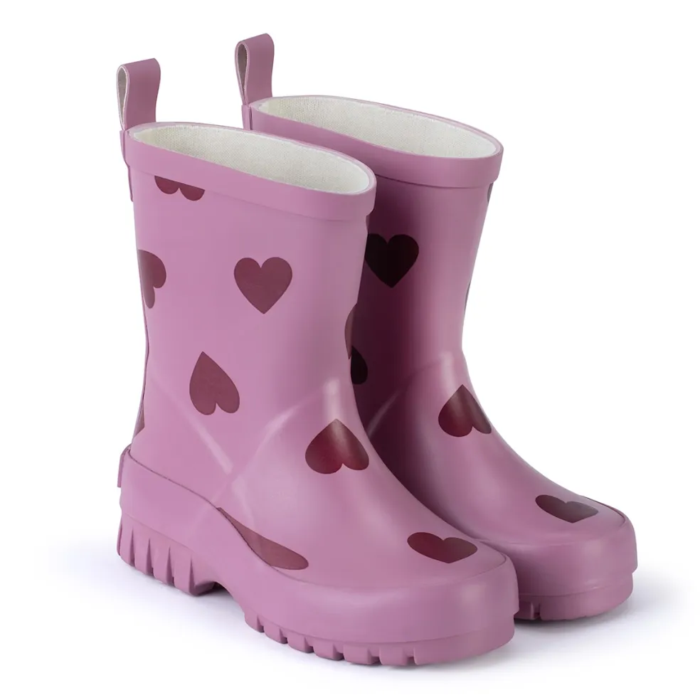 Caracas Gummistövlar Mauve Hearts