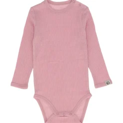 Chalk Wool Bodysuit Lila Rosa