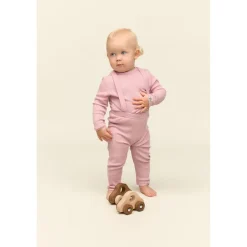 Chalk Wool Bodysuit Lila Rosa