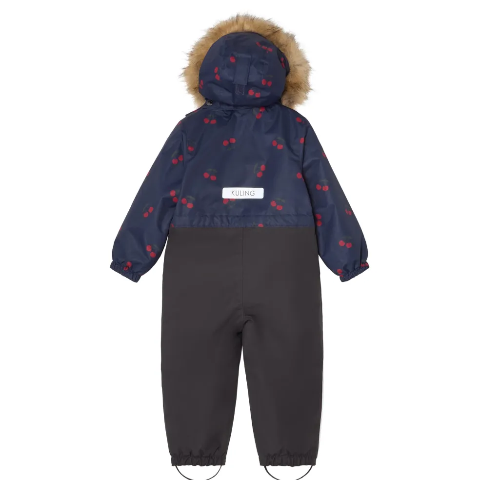 Chamonix Vinteroverall Navy Cherry