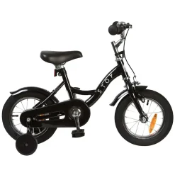 12" Classic Cykel Svart