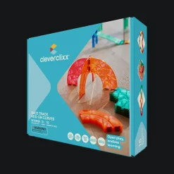 Cleverclixx Race Track Extension Curved - Bågar 15 Delar Multi