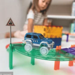 Cleverclixx Race Track Extension Curved - Bågar 15 Delar Multi