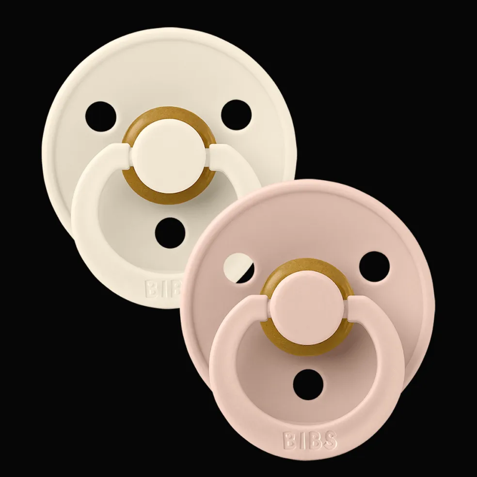 Colour 2-pack Runda Latexnappar Ivory Blush