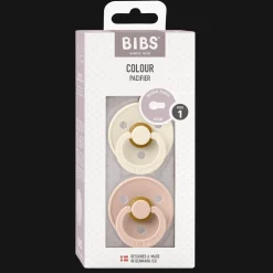 Colour 2-pack Runda Latexnappar Ivory Blush