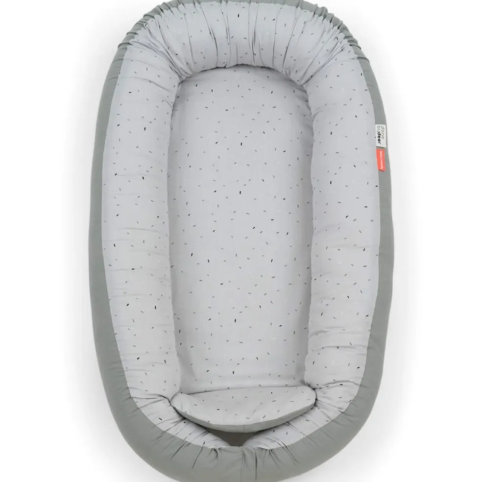 Confetti Cozy Babynest Grått