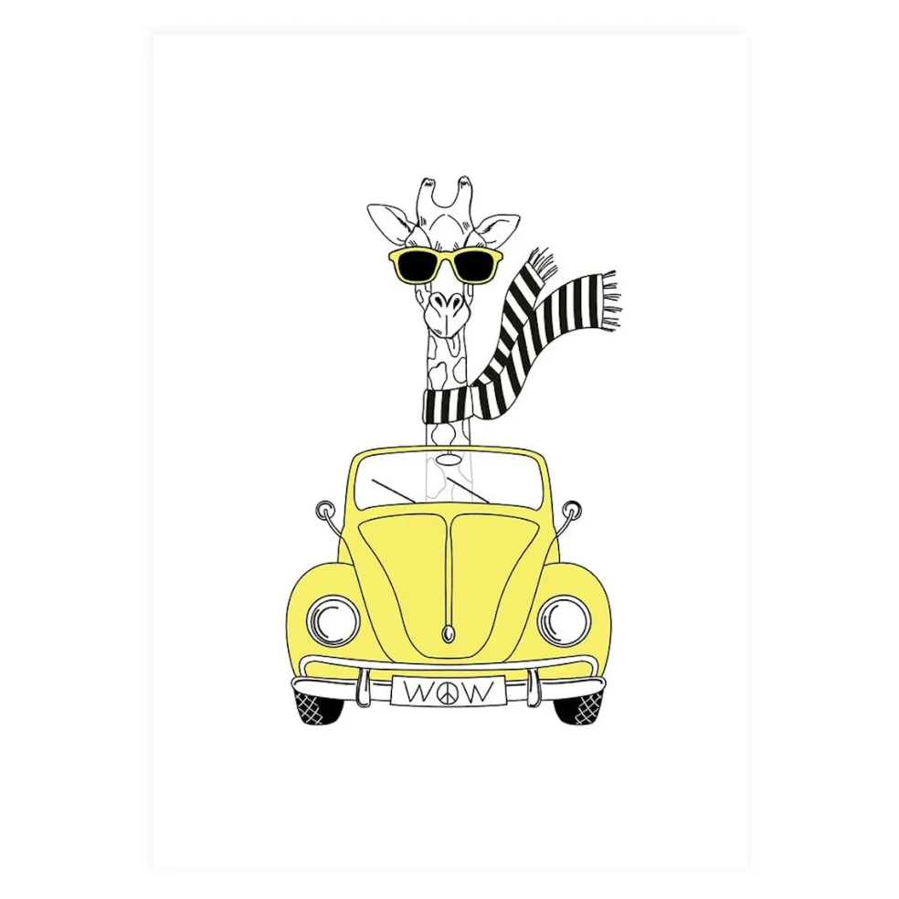 Cool Giraff Poster