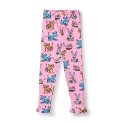 Dabinett With Robot Pets Leggings Pink Lilac